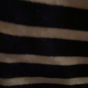 Black and white striped cloth